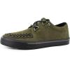 imageTUK Suede Creeper Sneaker Shoes for Women and MenOlive