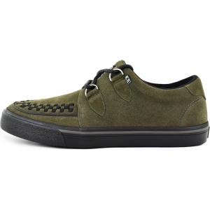 imageTUK Suede Creeper Sneaker Shoes for Women and MenOlive