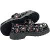 imageTUK Kitty Cat Mary Jane Shoes for Women Round Toe Ankle Strap Oxford ShoesFloral