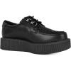 imageTUK Black Anarchic Creeper Shoes for Women and MenBlack