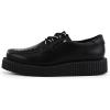 imageTUK Black Anarchic Creeper Shoes for Women and MenBlack