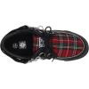 imageTUK Black ampamp Leopard Creeper Sneakers for Men ampamp Women Low Platform SneakerBlackRed Plaid