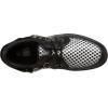 imageTUK Black ampamp Leopard Creeper Sneakers for Men ampamp Women Low Platform SneakerBlackWhite