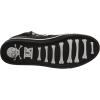imageTUK Black ampamp Leopard Creeper Sneakers for Men ampamp Women Low Platform SneakerBlackWhite
