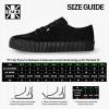 imageTUK Suede Creeper Sneaker for Women and Men  Lace Up Shoes Black Interlace and Eyelets  Classic Ridged Sole and Mesh Lining  Memory Foam Comfort for Everyday WearBlack