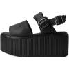 imageTUK Black BrushOff Stratocreeper Sandals for Women High Platform Creeper SandalBlack