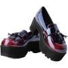 imageTUK Fringe Loafer PlatformBurgundy