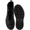 imageTUK Black TUKskin Double Decker Creeper Boots for Men ampamp Women 7 Eye Lace Up Platform BootBlack