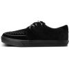 imageTUK Suede Creeper Sneaker Shoes for Women and Men D Ring Lace Up ShoesBlack Velvet