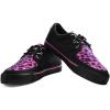imageTUK Suede Creeper Sneaker Shoes for Women and Men D Ring Lace Up ShoesBlackPink