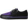imageTUK Suede Creeper Sneaker Shoes for Women and Men D Ring Lace Up ShoesBlackPurple