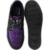 imageTUK Suede Creeper Sneaker Shoes for Women and Men D Ring Lace Up ShoesBlackPurple