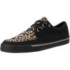 imageTUK Suede Creeper Sneaker Shoes for Women and Men D Ring Lace Up ShoesBlackTan