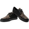 imageTUK Suede Creeper Sneaker Shoes for Women and Men D Ring Lace Up ShoesBlackTan