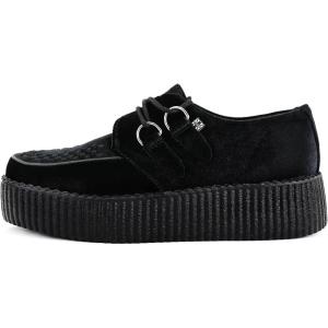 imageTUK Shoes Velvet Viva Mondo CreeperBlack