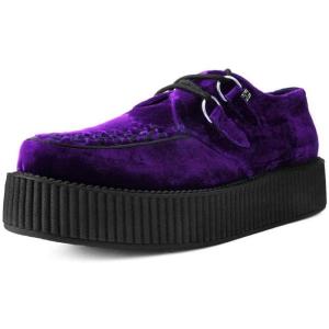 imageTUK Shoes Velvet Viva Mondo CreeperViolet