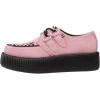 image:imageTUK Womens Suede Viva Mondo Creeper OxfordPink