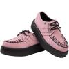 image:imageTUK Womens Suede Viva Mondo Creeper OxfordPink