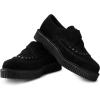 image:imageTUK Black Suede Pointed Buckle Creepers for Men amp Women Low Platform ShoesBlack