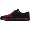 image:imageTUK Suede Creeper Sneaker Shoes for Women and Men D Ring Lace Up ShoesBlack  Red Zebra