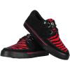 image:imageTUK Suede Creeper Sneaker Shoes for Women and Men D Ring Lace Up ShoesBlack  Red Zebra