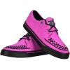 image:imageTUK Suede Creeper Sneaker Shoes for Women and Men D Ring Lace Up ShoesNeon Pink
