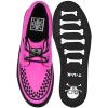 image:imageTUK Suede Creeper Sneaker Shoes for Women and Men D Ring Lace Up ShoesNeon Pink