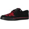 image:imageTUK Suede Creeper Sneaker Shoes for Women and Men D Ring Lace Up ShoesBlack  Red Zebra
