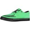 image:imageTUK Suede Creeper Sneaker Shoes for Women and Men D Ring Lace Up ShoesNeon Green
