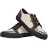 image:imageTUK Suede Creeper Sneaker for Women and Men  Lace Up Shoes Interlace and Eyelets  Classic Ridged Sole and Mesh Lining  Memory Foam Comfort for Everyday WearTan  Brown