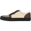 image:imageTUK Suede Creeper Sneaker for Women and Men  Lace Up Shoes Interlace and Eyelets  Classic Ridged Sole and Mesh Lining  Memory Foam Comfort for Everyday WearTan  Brown