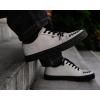 image:imageTUK Suede Creeper Sneaker for Women and Men  Lace Up Shoes Interlace and Eyelets  Classic Ridged Sole and Mesh Lining  Memory Foam Comfort for Everyday WearGrey