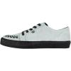 image:imageTUK Suede Creeper Sneaker for Women and Men  Lace Up Shoes Interlace and Eyelets  Classic Ridged Sole and Mesh Lining  Memory Foam Comfort for Everyday WearGrey