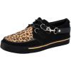 image:imageTUK Black amp Leopard Creeper Sneakers for Men amp Women Low Platform SneakerBlackLeopard