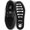 image:imageTUK Shoes Velvet Anarchic Creeper Sneaker for Women and Men  3 Dring Lace Up Shoes and Interlace  Classic Round Toe and SoleBlack