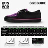 image:imageTUK Shoes Velvet Anarchic Creeper Sneaker for Women and Men  3 Dring Lace Up Shoes and Interlace  Classic Round Toe and SoleBlack Canvas Pink Leopard Print