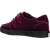 image:imageTUK Shoes Velvet Anarchic Creeper Sneaker for Women and Men  3 Dring Lace Up Shoes and Interlace  Classic Round Toe and SoleBurgundy
