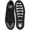 image:imageTUK Suede Creeper Sneaker for Women and Men  Lace Up Shoes Interlace and Eyelets  Classic Ridged Sole and Mesh Lining  Memory Foam Comfort for Everyday WearBlack Studded