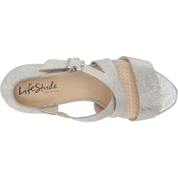 LifeStride Women's Carlyle Strappy Sandal Heeled