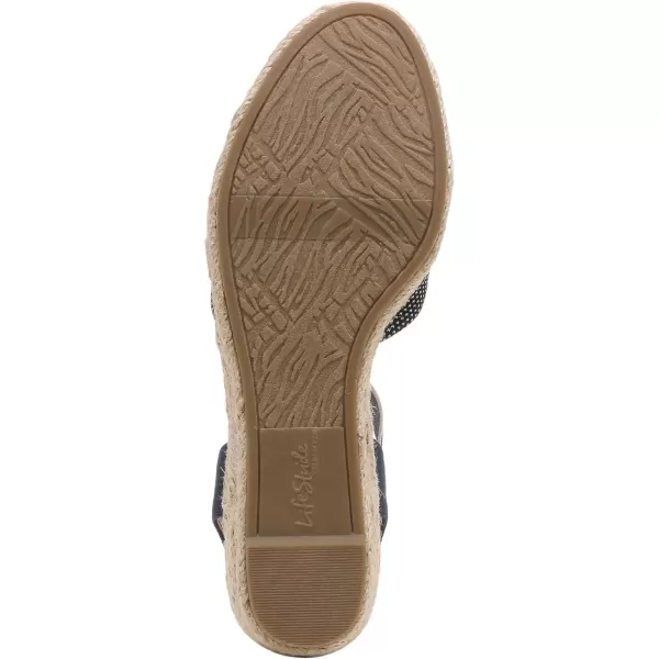 LifeStride women's Kimmie Wedge Espadrilles Sandal