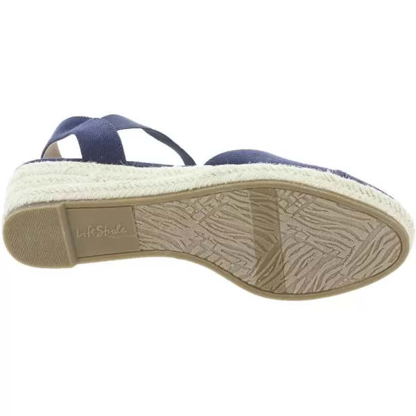 LifeStride women's Kimmie Wedge Espadrilles Sandal