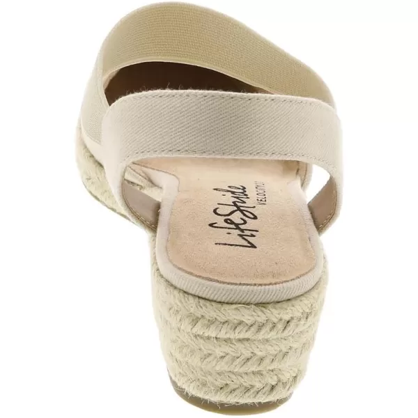 LifeStride women's Kimmie Wedge Espadrilles Sandal