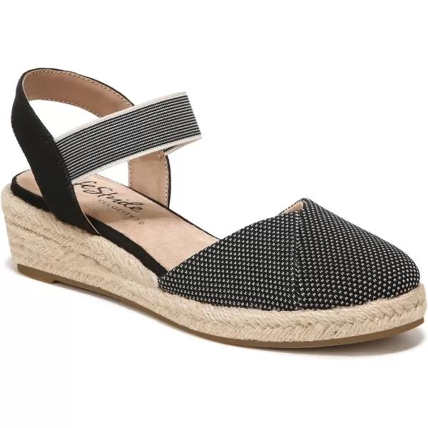 LifeStride women's Kimmie Wedge Espadrilles Sandal