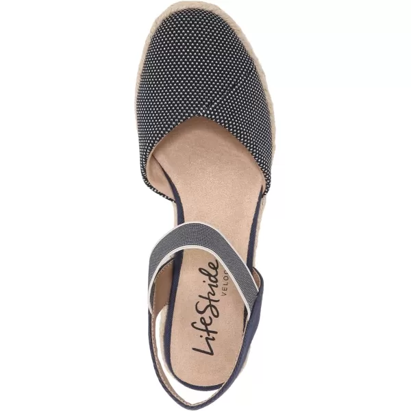 LifeStride women's Kimmie Wedge Espadrilles Sandal