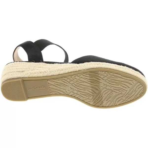 LifeStride women's Kimmie Wedge Espadrilles Sandal