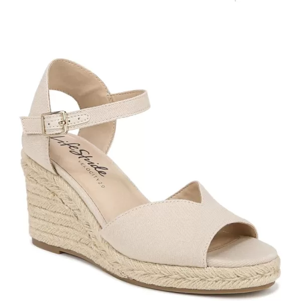 LifeStride Women's Tess Wedge Espadrille Sandals