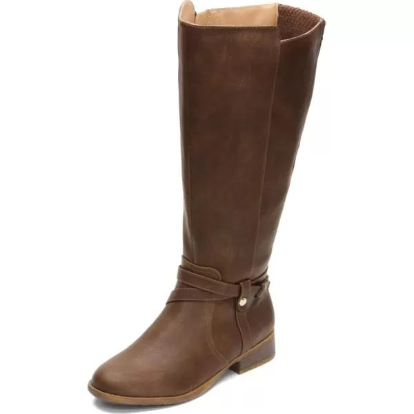 Dark Tan Wide Calf
