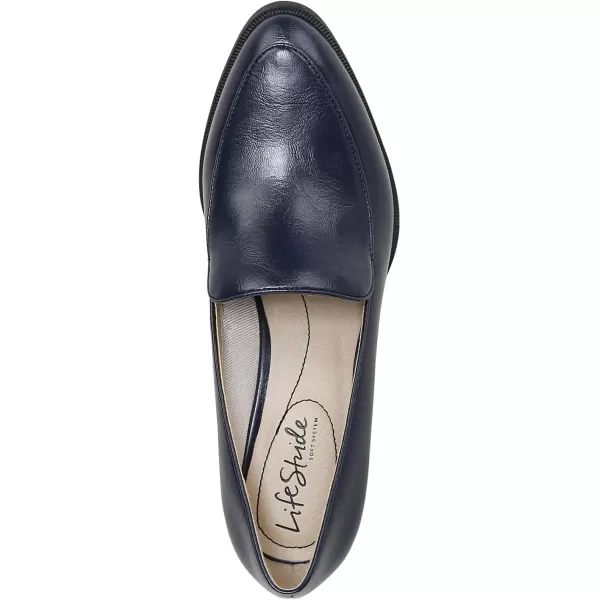 Lifestride Womens Devyn Block Heel Loafer