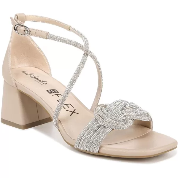 Lifestride Womens Captivate Strappy Block Heel Dress Sandals