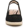 imageLifeStride Womens Kayden Wedge SandalBlack Fabric
